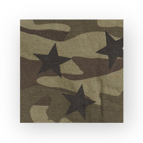 new Rails ✪ Star Camo Print Military Field Utility Jacket ✪ Army Camo Green ✪ XS - Picture 7 of 16